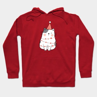 Cute Christmas Cat - Merry Catmas Hoodie